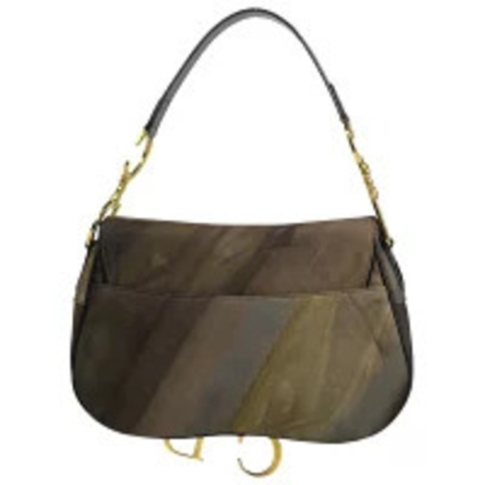 Christian Dior Saddle Bag Handbag Hobo Brown - Picture 2 of 7